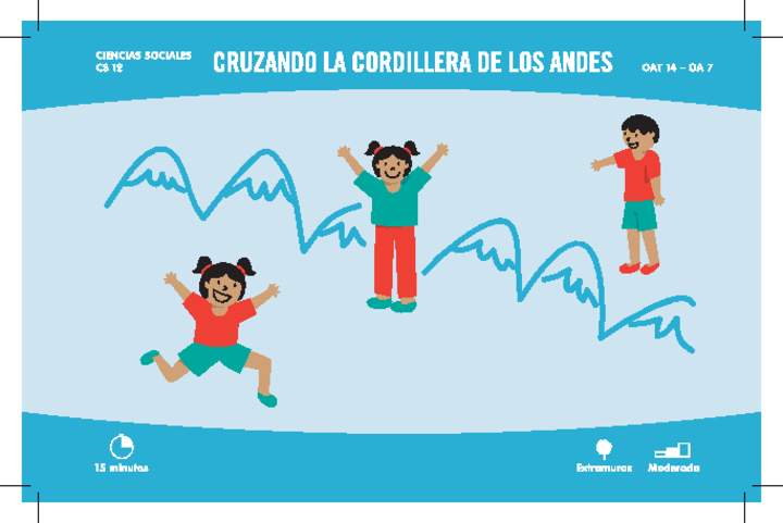 Ciencias Sociales 1° básico/OA 7: Cruzando la Cordillera de los Andes Comienzo Activamente Imagen portada