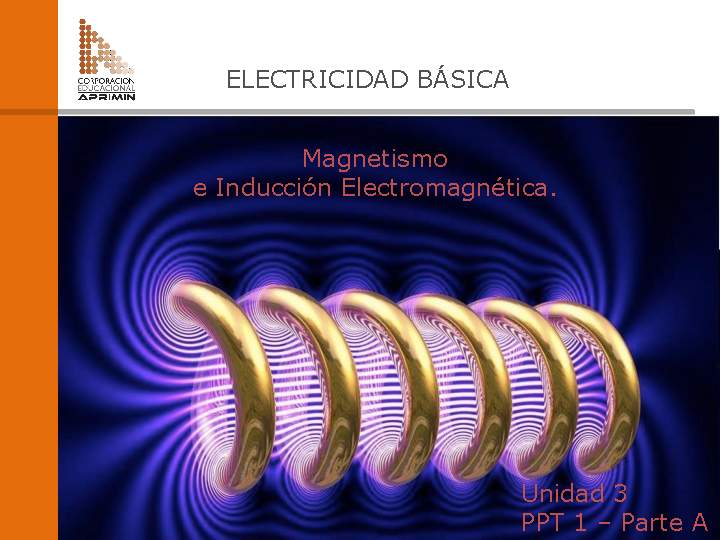 Presentación Magnetismo e inducción electromagnética Imagen portada