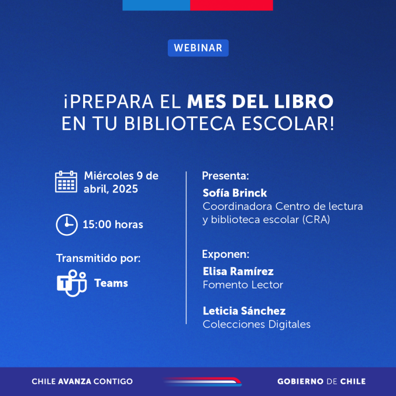 ¡Prepara el Mes del Libro en tu biblioteca escolar!