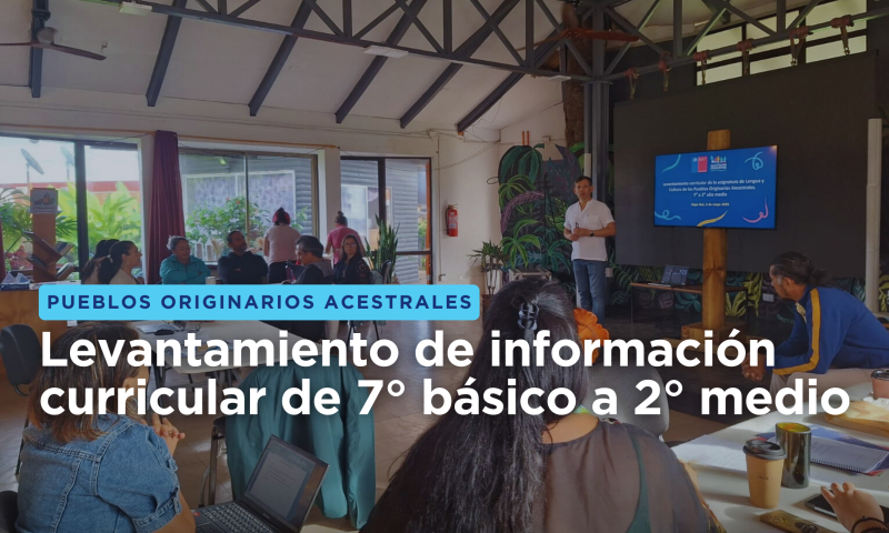 Proceso de levantamiento curricular de la asignatura de Lengua y Cultura de los Pueblos Originarios Ancestrales de 7° básico a 2° medio
