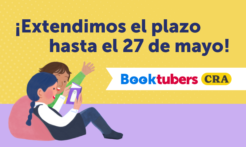 Biblioteca escolar (CRA), extendió el plazo para participar de Booktubers 