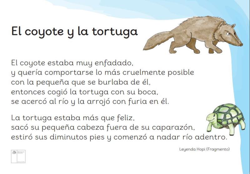 El coyote y la tortuga