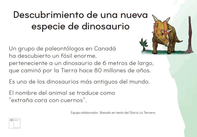 Descubrimiento de una nueva especie de dinosaurio