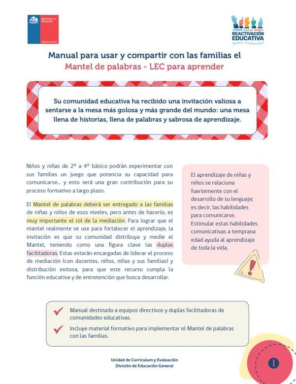 Manual para implementar el Mantel