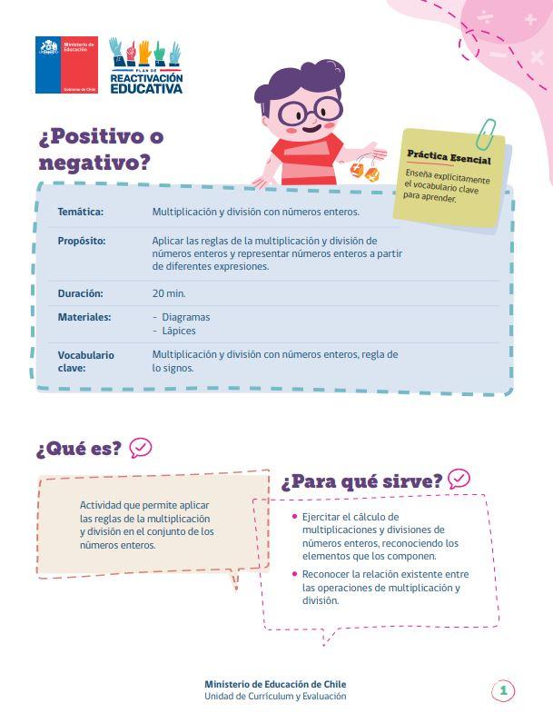 ¿Positivo o negativo?