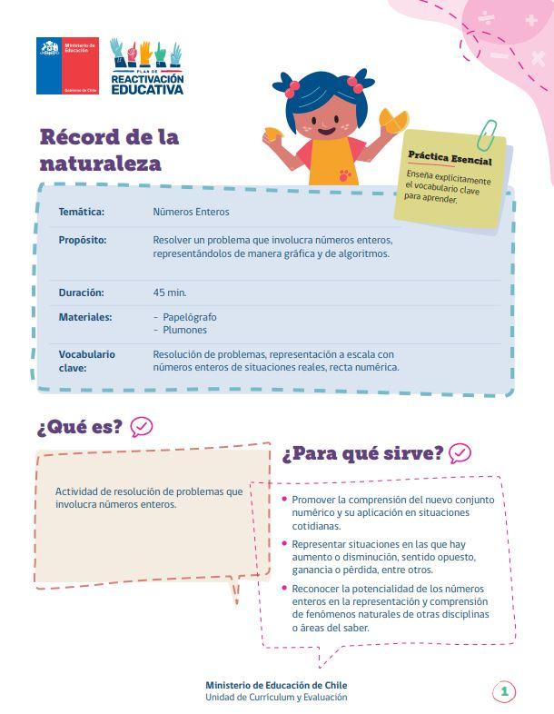 Récord de la naturaleza