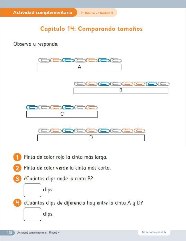 Comparando tamaños