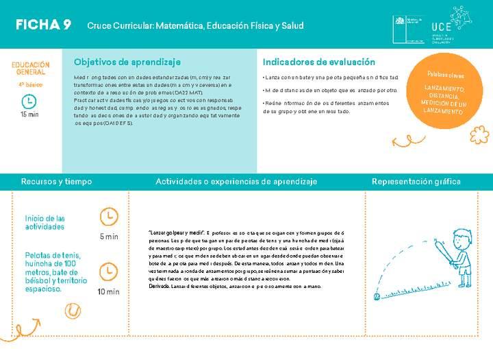 4° básico, Ficha N° 9 Movimiento en 15 minutos Imagen portada