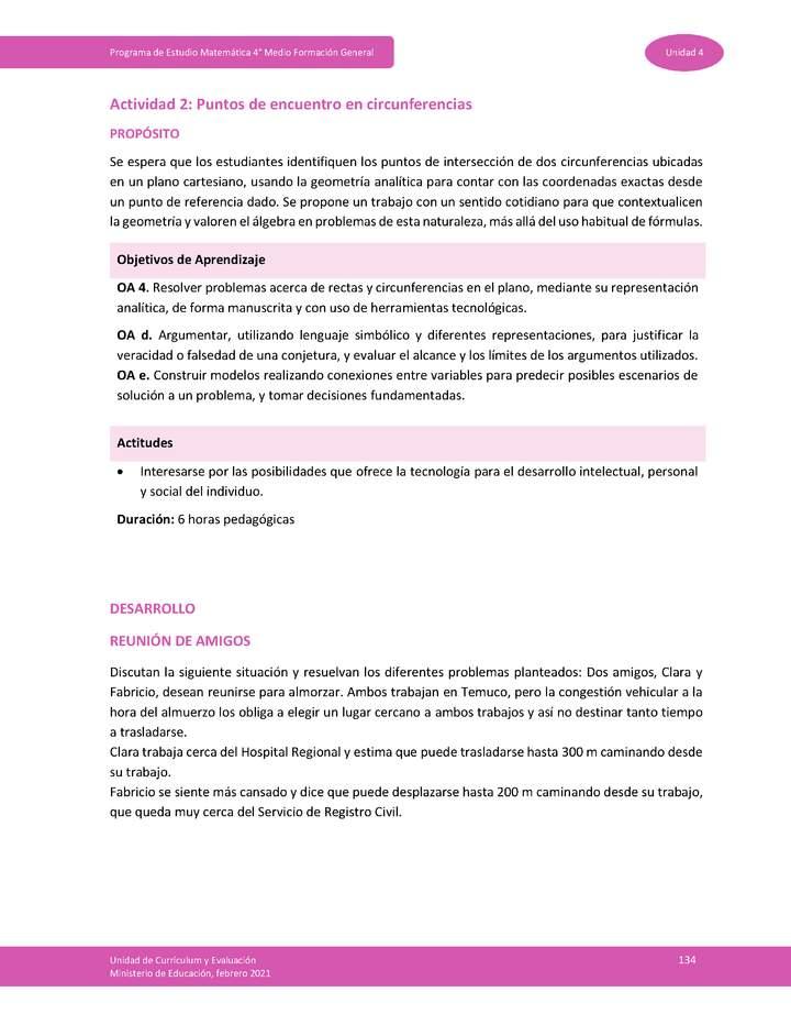Actividad 2: Puntos de encuentro en circunferencias Imagen portada