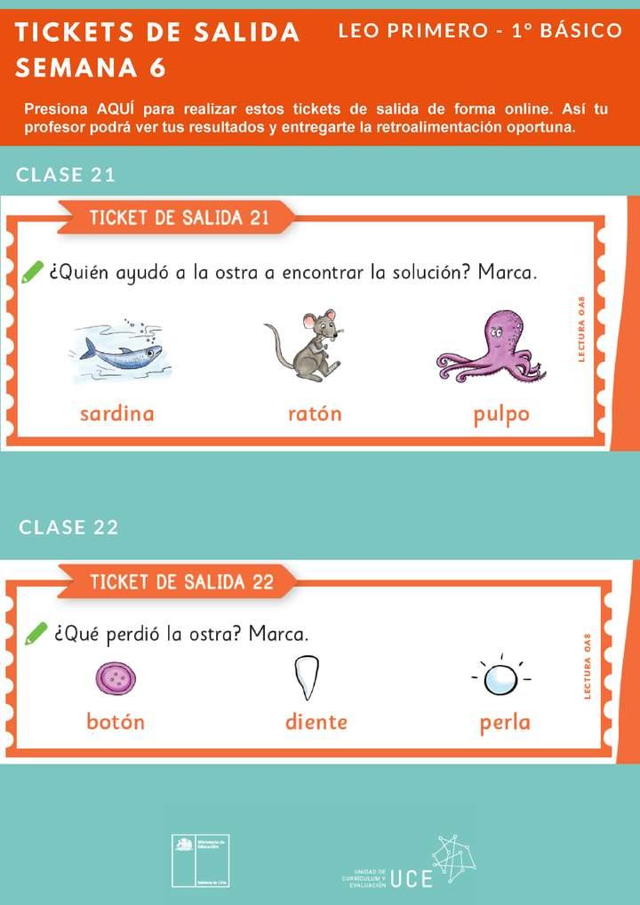 Evaluación Lengua y Comunicación 1° básico Unidad 1 Semana 6 Imagen portada