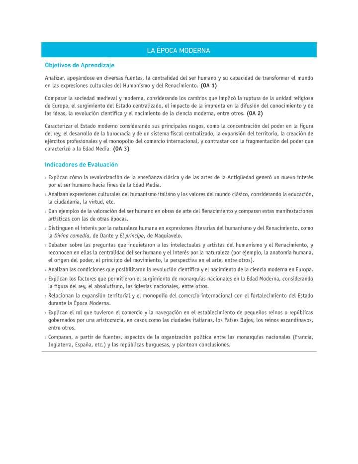 Evaluación Programas - HI08 - OA01 - OA02 - OA03 -U1 - LA ÉPOCA MODERNA Imagen portada
