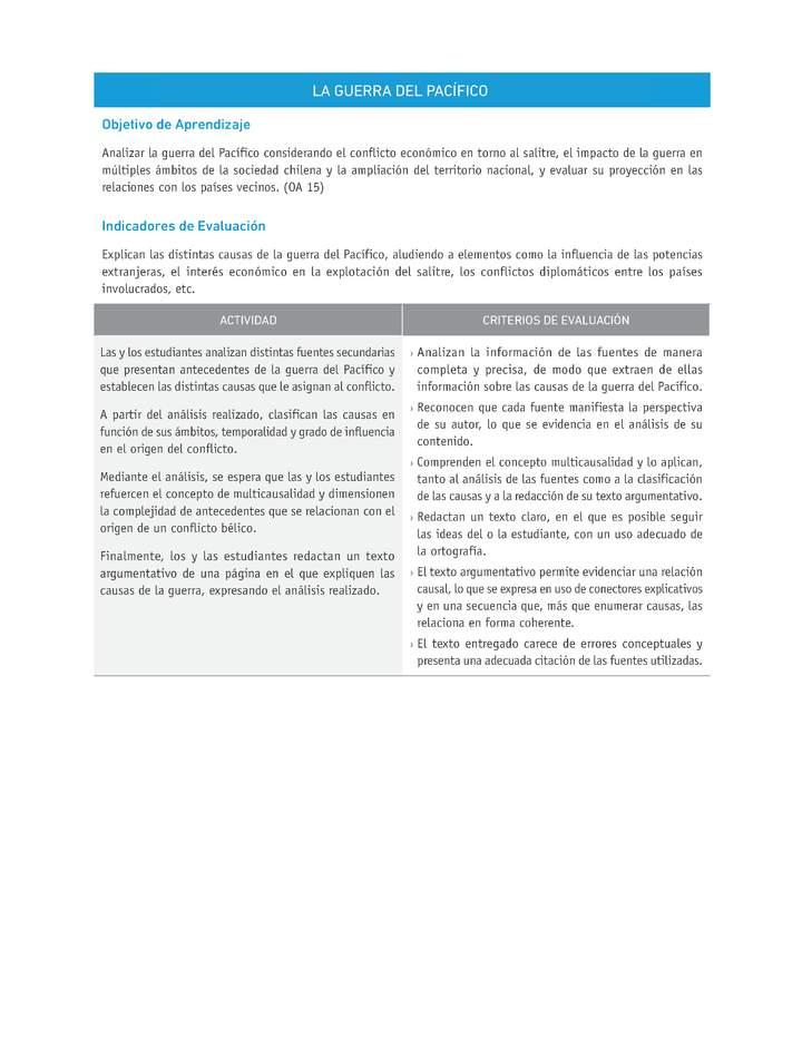 Evaluación Programas - HI1M OA15 - U3 - LA GUERRA DEL PACÍFICO Imagen portada