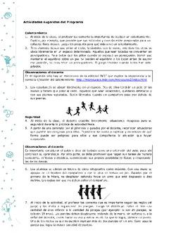 Actividades sugeridas Unidad 2 Imagen portada