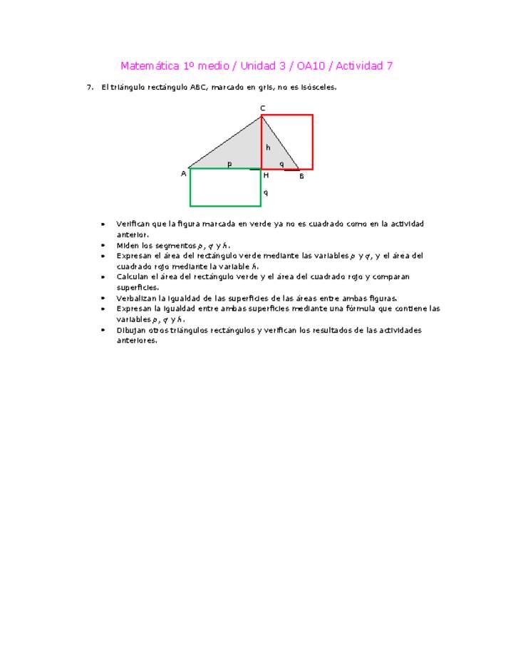Matemática 1 medio-Unidad 3-OA10-Actividad 7 Imagen portada