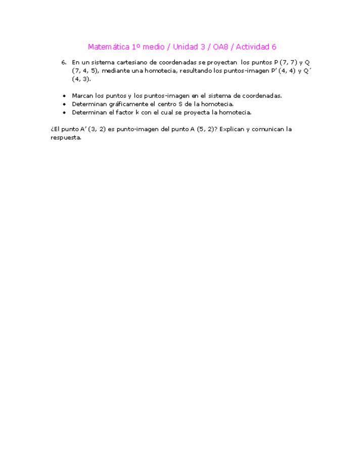 Matemática 1 medio-Unidad 3-OA8-Actividad 6 Imagen portada