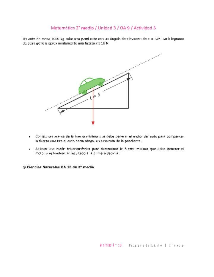 Matemática 2 medio-Unidad 3-OA9-Actividad 5 Imagen portada
