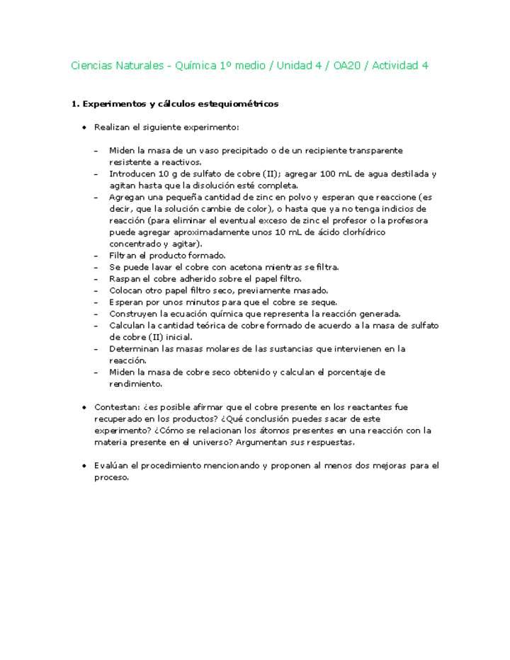 Ciencias Naturales 1 medio-Unidad 4-OA20-Actividad 4 Imagen portada