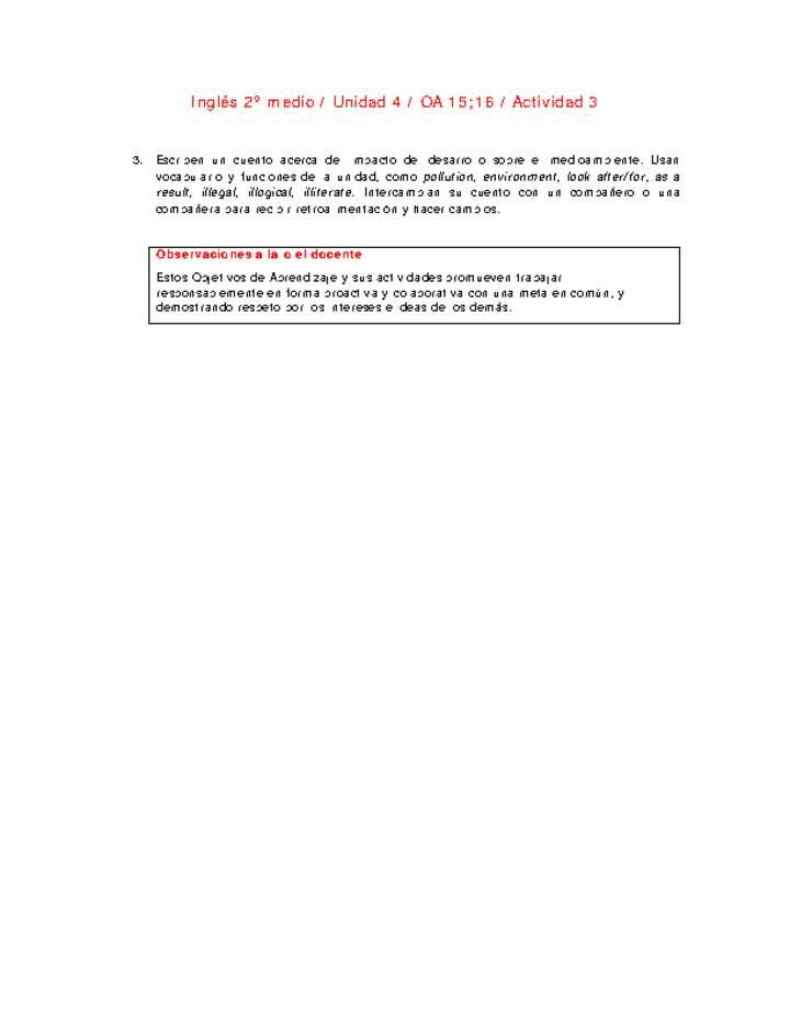 Inglés 2 medio-Unidad 4-OA15;16-Actividad 3 Imagen portada