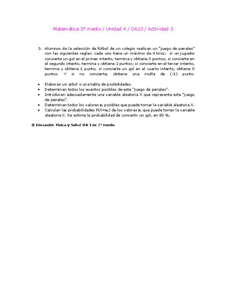 Matemática 2 medio-Unidad 4-OA10-Actividad 3 Imagen portada
