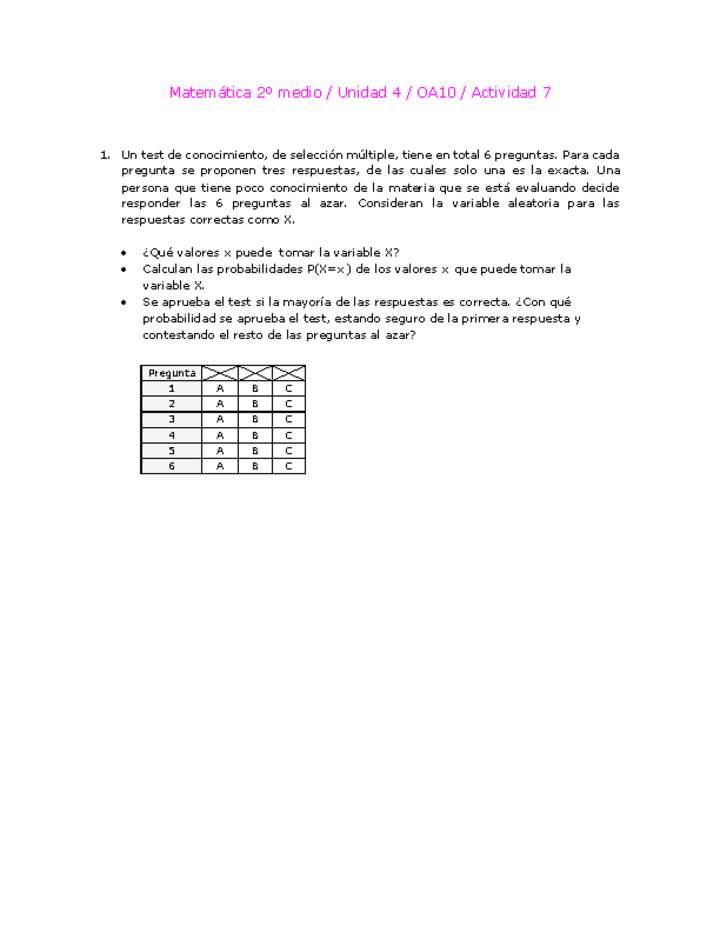 Matemática 2 medio-Unidad 4-OA10-Actividad 7 Imagen portada